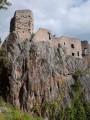 Châteaux de Ribeauvillé par les vignes et le Schluesselstein Châteaux de Ribeauvillé par les vignes et le Schluesselstein